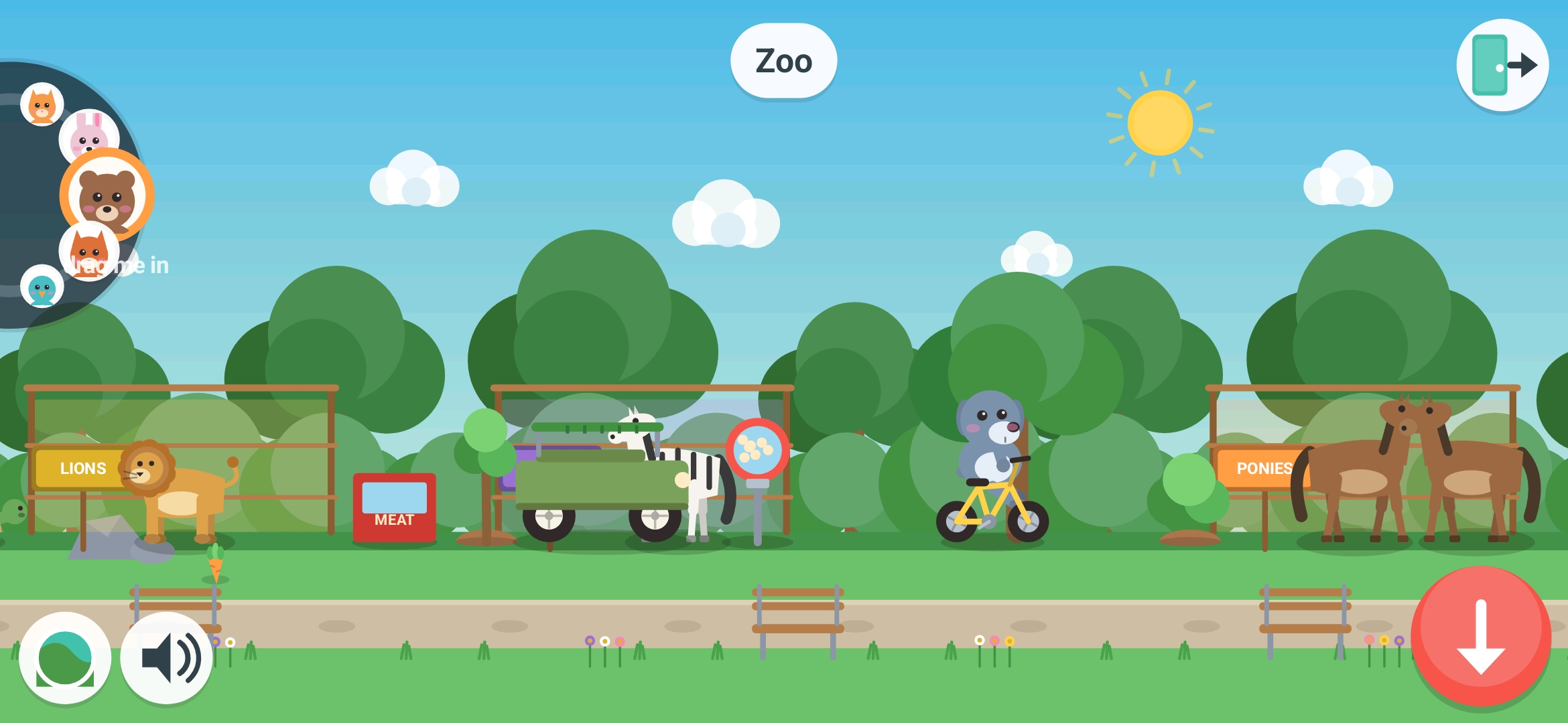 BitiPlay zoo gameplay screenshot